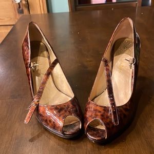 Cole Haan tortoise shell 3.25” Maryjane heels, NikeAir